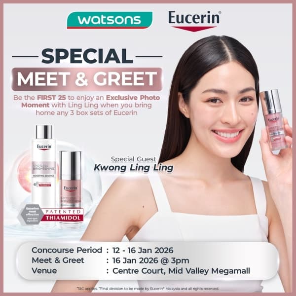 Eucerin Special Meet & Greet with Lingling Kwong